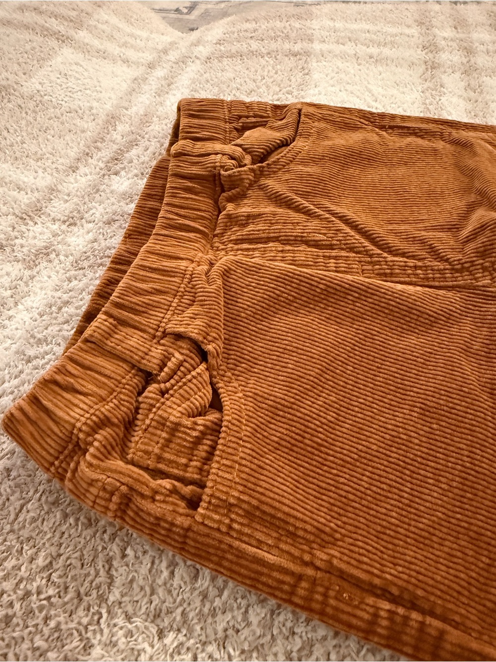 George Hats Rust Brown Corduroy Kids Pants - Picture 2 of 4